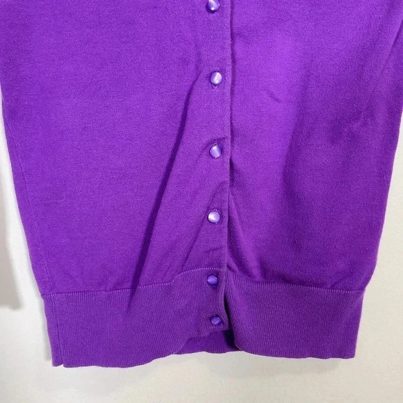 J.CREW | JACKIE CARDIGAN IN FIESTA PURPLE - Picture 10 of 15